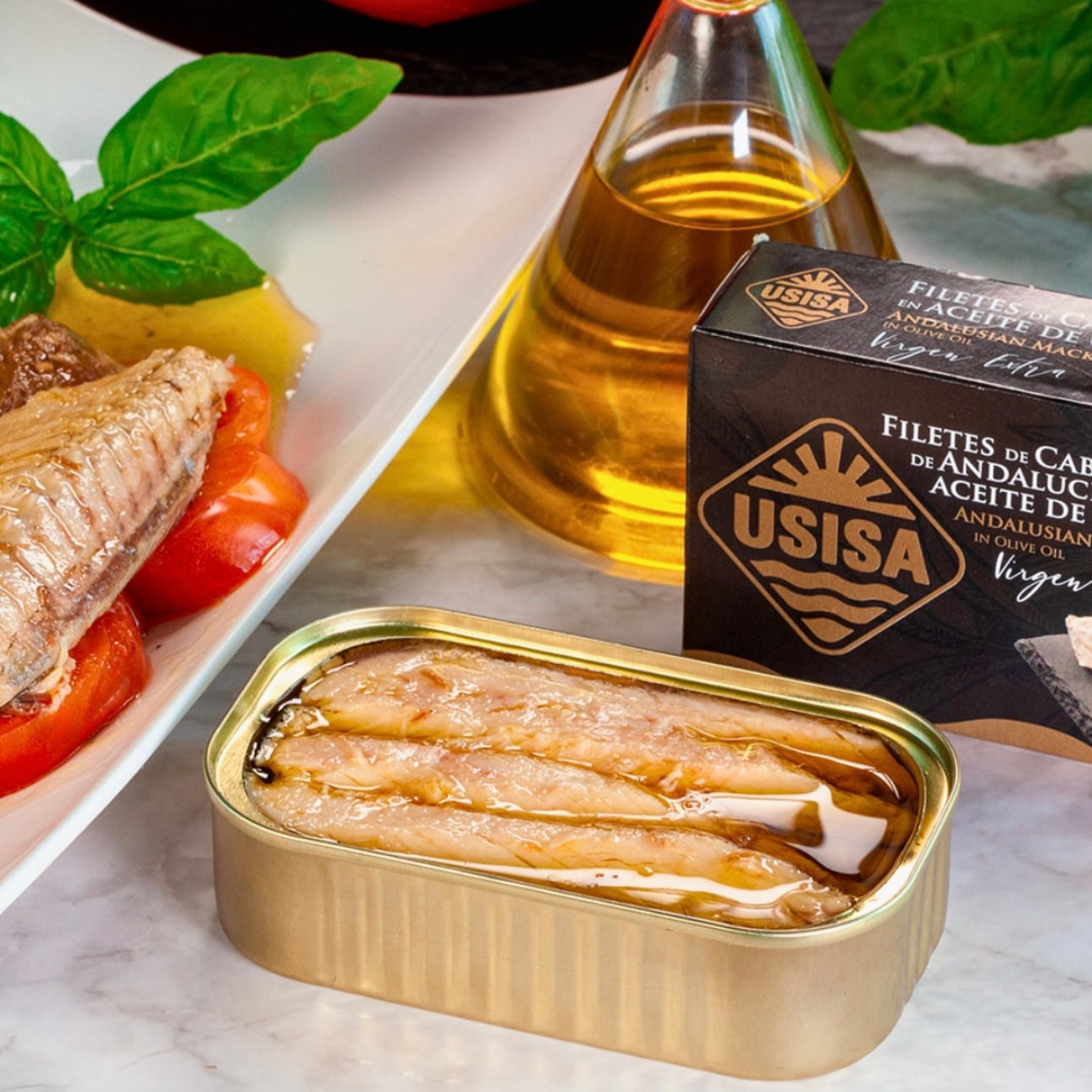 Andalusian Mackerel in Extra Virgin Olive Oil by USISA USISA   