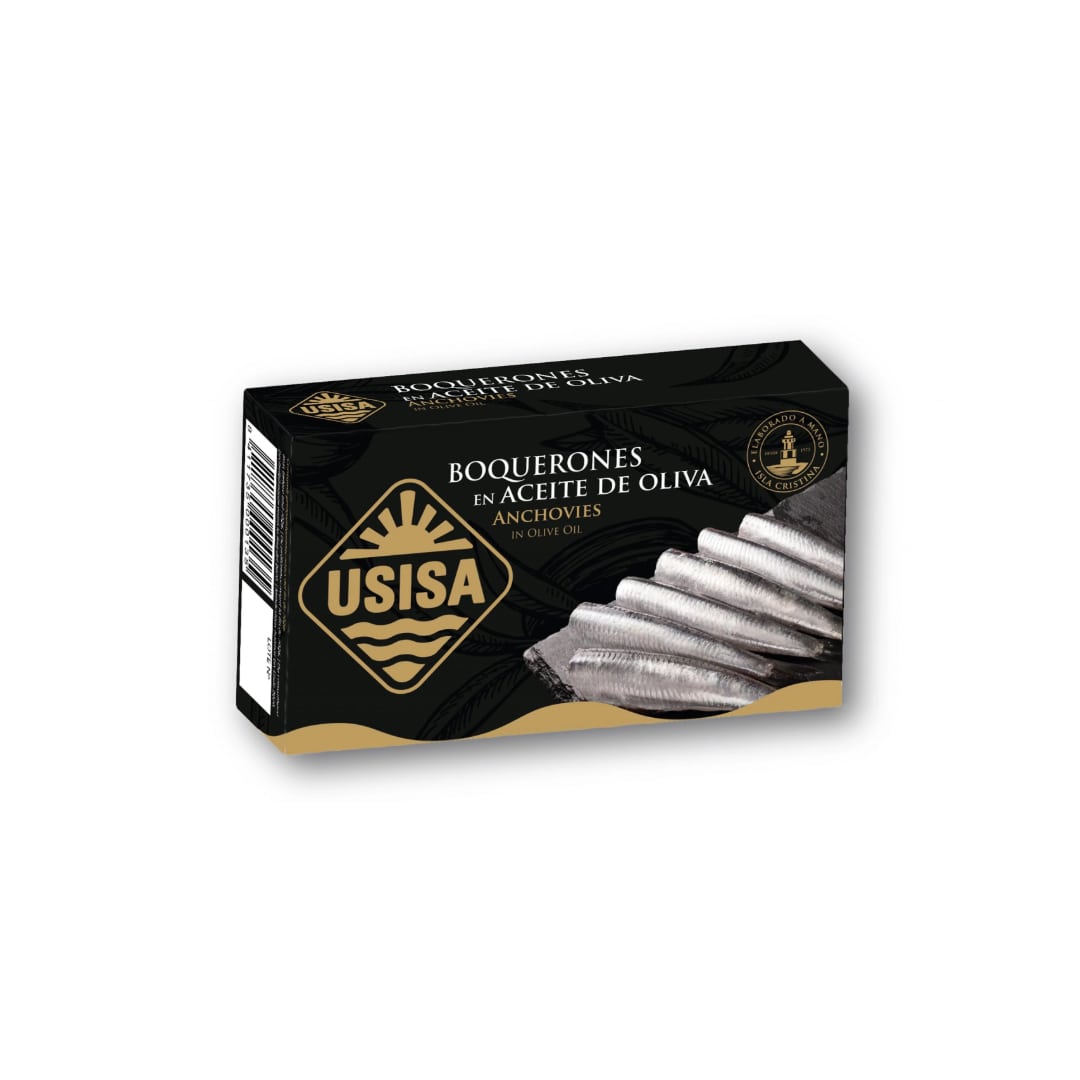 Premium White Anchovies Boquerones in Olive Oil by USISA USISA   