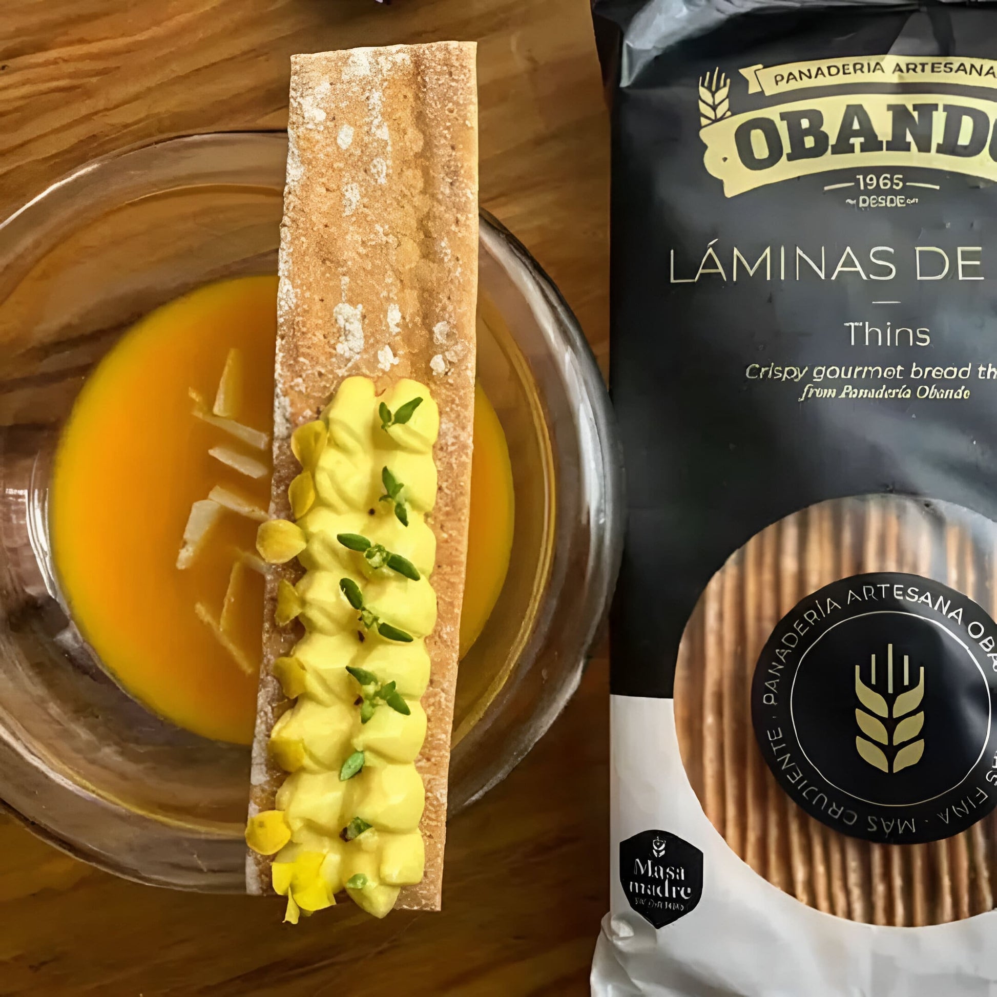 Bread Thins - Spanish Gourmet Crackers by Obando Panadería Obando   