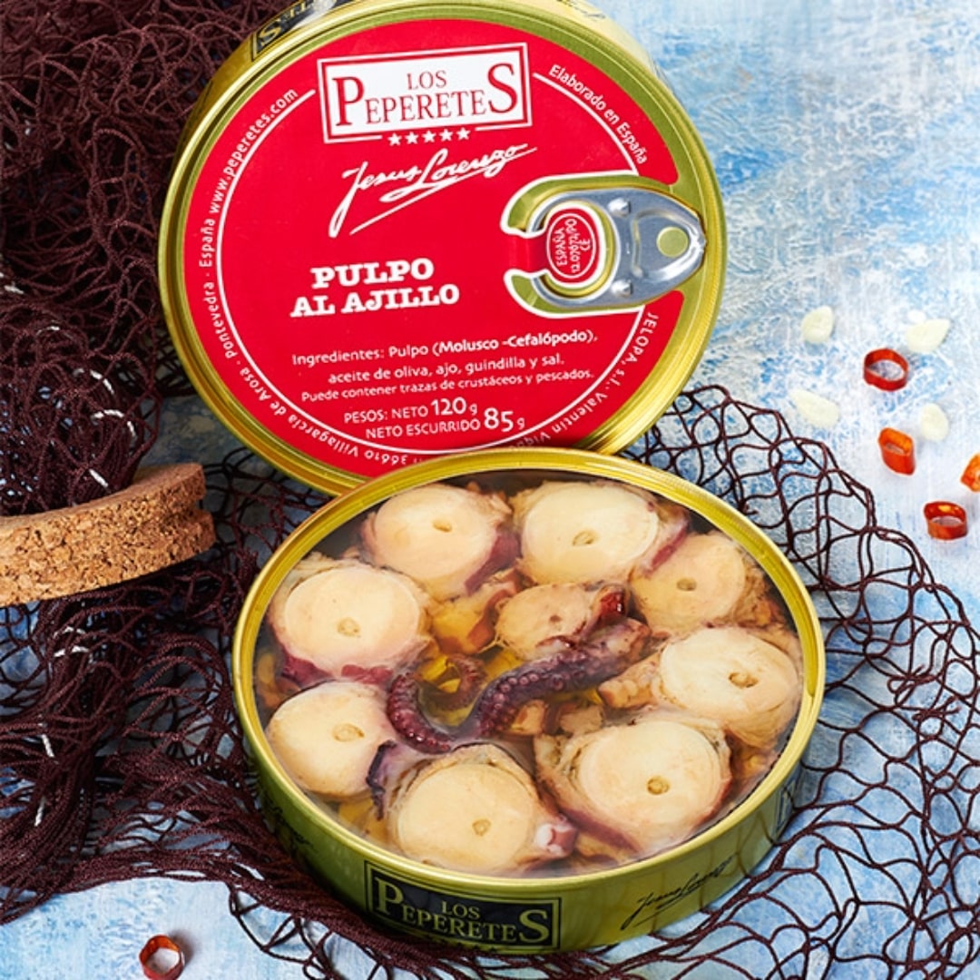 Gourmet Octopus in Garlic Oil by Los Peperetes Los Peperetes